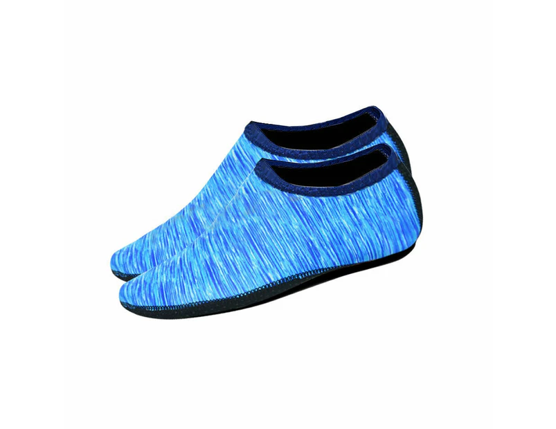 Blue Unisex Water Shoes Slip On Aqua Socks Swim Surf Diving Yoga Exercise