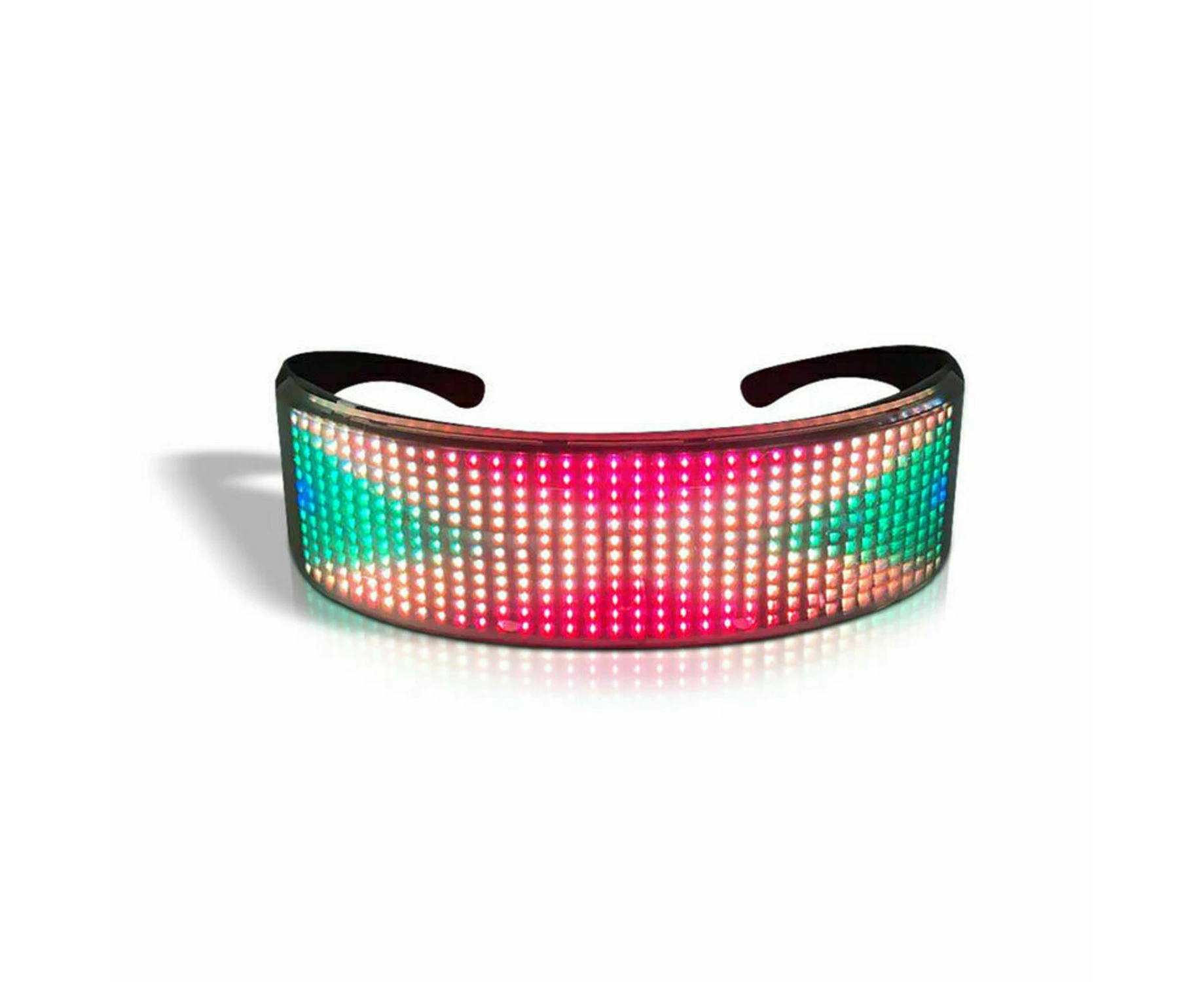 Full-color Luminous LED Glasses Party Glow Glasses Smart Bluetooth