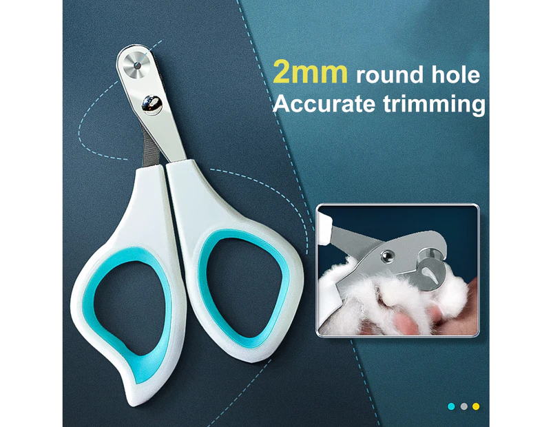 Dog Nail Cutter Round Hole Design Pet Nail Grooming Sharp Blade Professional Pet Dogs Cats Nail Clipper Tools Pet Supplies