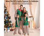 Xmas Christmas Family Elf Theme Mom Dad Pyjamas Nightwear Sleepwear - Dad
