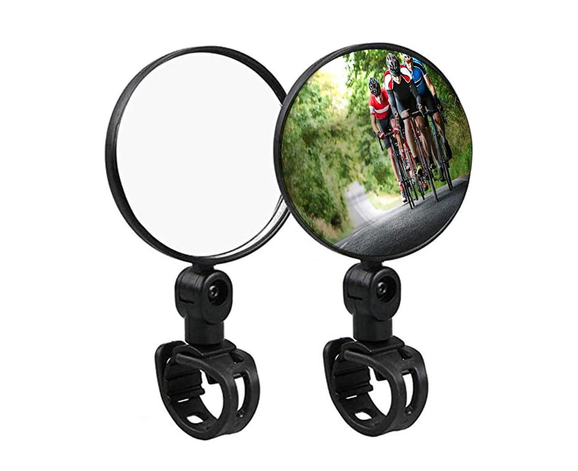 2pcs Bicycle Cycling Rear View Mirrors 360 Degree Adjustable