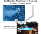 Water-Fountain Swimming-Pool Sprinkle Accessories - Waterfall Above In-ground Pool, Cooling Spray for Outdoor Garden Pond Power Saving