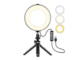 Ring Light Selfie Ring Light with Tripod Dimmable Beauty Desktop Ring light for Video Recordings / Live Stream / Makeup