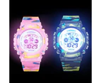 Luminous Children LED Electronic Digital Watch Chronograph Clock Sport Watches 5Bar Waterproof Kids Wristwatches for Boys Girls