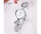 Lvpai Brand Luxury Rhinestone Watches Women Quartz Bracelet Watches Ladies Dress New Fashion Rose Gold Clock relogios kol saati