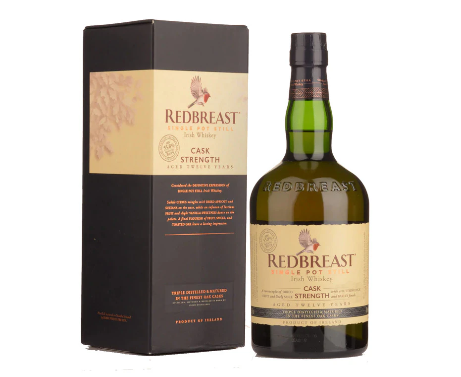 Redbreast 12 Year Old Cask Strength Single Pot Still Irish Whiskey 700ml