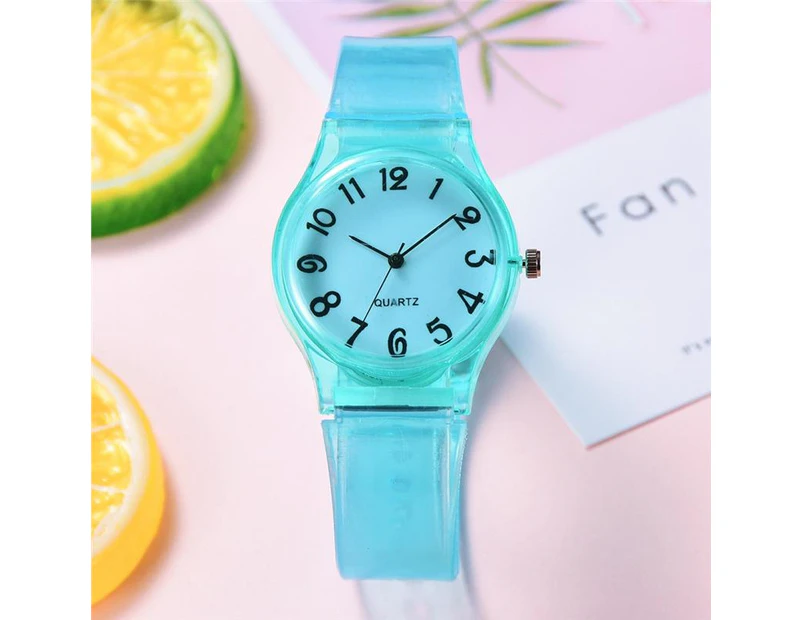 Simple Numbers Transparent Children Watch Casual Transparent Kids Watch Jelly Girls Watch Boys Wrist Watches Clock Relogio