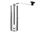 Manual coffee grinder, hand stainless steel coffee grinder,silver,L