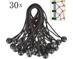 30pcs Bungee Tensioner, Rubber Bungee Tensioners with Ball