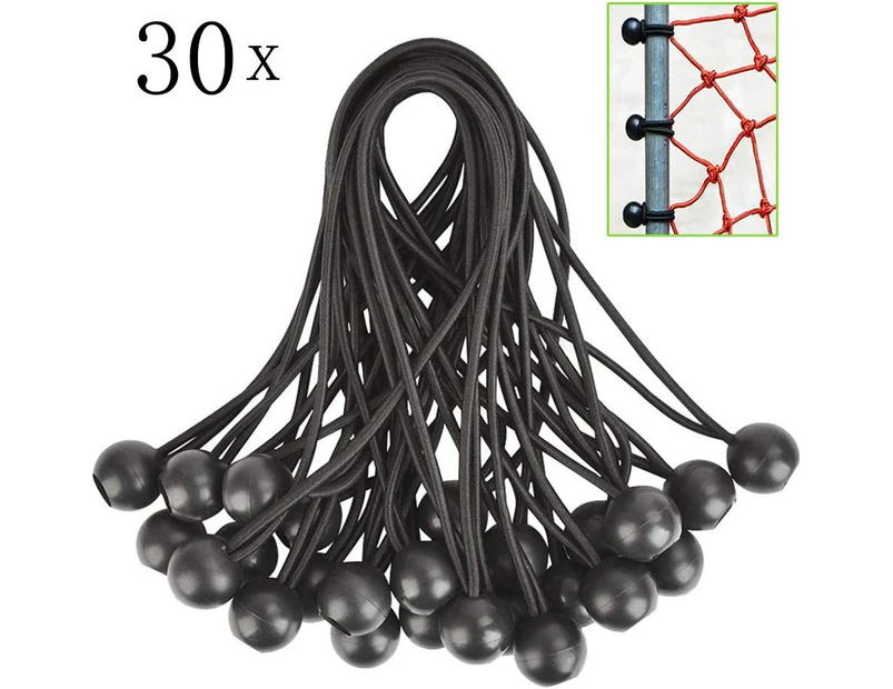 30pcs Bungee Tensioner, Rubber Bungee Tensioners with Ball