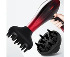 Universal Hairdressing Blower Cover Styling Salon Curly Tool Hair Dryer Diffuser-Black
