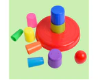 Children's Outdoor Sports Ring Throwing Ring, Colorful Sport Ring Toss Game Set for Kids Adults Indoors Outdoors