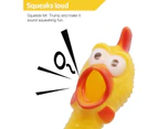 Novelty Square Squawking Chicken Dog Toy,Screaming Chicken Children