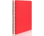 1pcs A5 College Ruled Spiral Notebook, 160 Pages Lined Travel Writing Subject Notebooks Journal, Memo Notepad Sketchbook