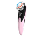 4 Modes Cleaning Face Massager ABS Skin Rejuvenation LED Facial Lifting Beauty Device for Female-Pink