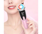 4 Modes Cleaning Face Massager ABS Skin Rejuvenation LED Facial Lifting Beauty Device for Female-Pink