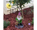 Garden Gnome ， Funny Garden Decoration,Garden Gnome Middle Finger,Outdoor Garden Resin Garden Sculpture