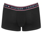 Tommy Hilfiger Men's Cotton Stretch Trunks 3-Pack - Black