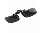 Polarized Lens Anti Glare UV Block Clip-on Flip-up Sunglasses Driving Glasses-M Style 1