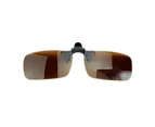 Polarized Lens Anti Glare UV Block Clip-on Flip-up Sunglasses Driving Glasses-M Style 1