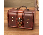 Jewelry Box Convenient Space-saving Wood Wonderful Storage Box for Rings-Buckle
