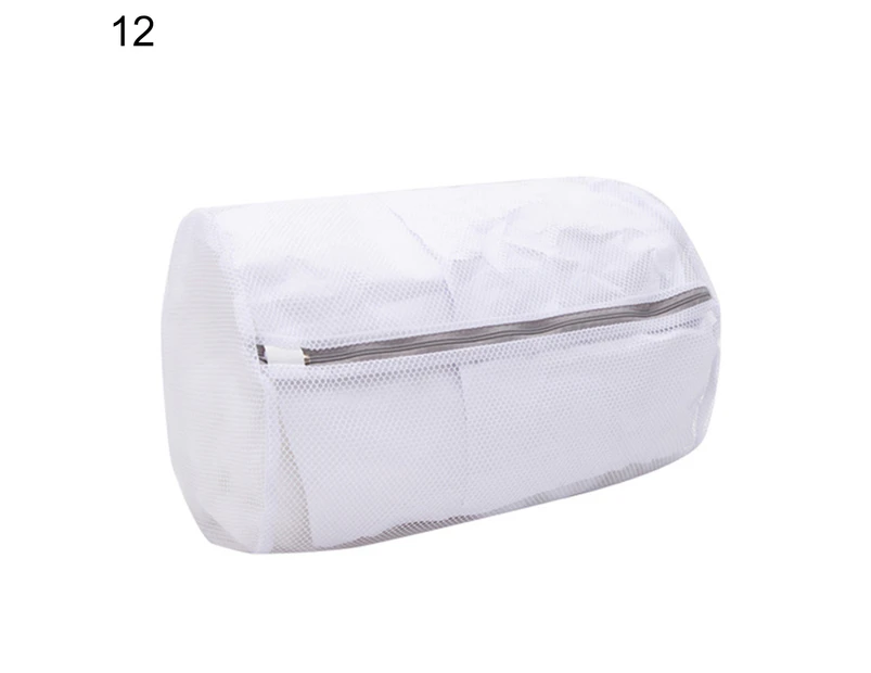 Laundry Bag Eco-friendly Grid Design Polyester Clothes Washing Mesh Bag for Home-12