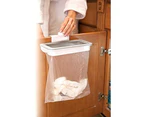 Kitchen Cabinet Door Basket Hanging Trash Can Waste Bin Garbage Rack Tool