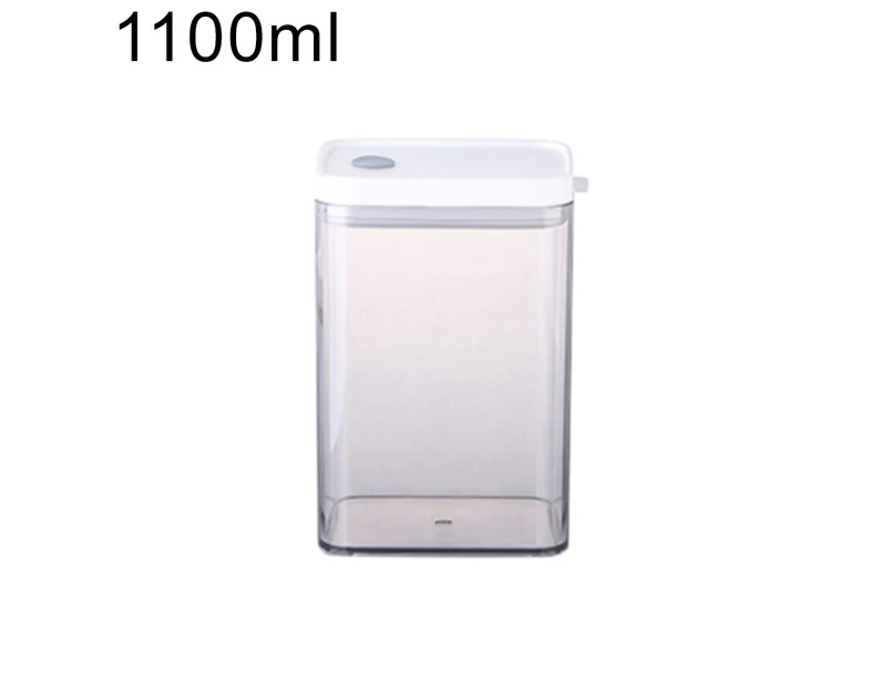 720/1100/1500ml Household Transparent Lid Sealed Jar Food Storage Can Container