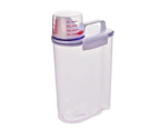 3L Grain Bin Easy to Carry Space-saving PP Portable Sealed Rice Storage Container for Kitchen