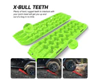 X-BULL Recovery Boards Tracks Nylon Tracks 2PCS Offroad Snow Mud with 4PC Mounting Pins Blots