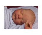 49CM NewBorn Baby Doll Reborn Doll Sam Lifelike 3D Painted Skin with Visible Veins Multiple Layers Collectible Art Doll