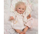 50cm Reborn Girl with Blond Hair Realistic Soft Reborn Baby Doll Lifelike 3D Painted Skin with Visible Veins Collection Art Doll