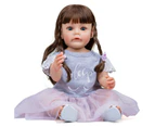 55CM FUll Body Silicone Reborn Toddler Girl Princess Sue-Sue Hand-detailed Painting Toy for Girls Birthday Present