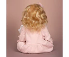 55CM Hand-detailed Painting Full Rooted Fiber Hair Silicone Body Doll Reborn Baby Princess Dolls For Girls' Gifts Playmates