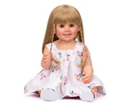 55CM Full Body Silicone Toddler Girl Cammi Face Popular Doll Hand-Detailed Painting Soft Touch Waterproof Toys Christmas Gift