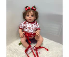 55CM Reborn Baby Doll Smiling Baby Reborn Dolls Soft Touch Real Lifelike Toys Children Baby Kids Play Toy Gift
