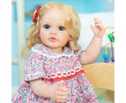 55CM Full Body Soft Silicone Vinyl Reborn Toddler Girl Princess Betty Lifelike Soft Touch Flexible 3D Skin Visible Veins