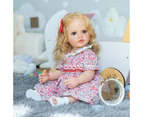 55CM Full Body Soft Silicone Vinyl Reborn Toddler Girl Princess Betty Lifelike Soft Touch Flexible 3D Skin Visible Veins