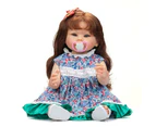55CM Full Body Silicone Soft Real Touch Reborn Doll Bonnie Toddler Girl Princess Ideal Gifts for Children Bath Toy Gift