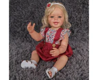 55CM Full Body Silicone Reborn Doll Yannik Hand-Detailed Painting with Visible Veins Lifelike 3D Skin Paint Doll Christmas Gift
