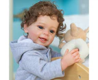 55CM Full Body Soft Silicone Real Touch Reborn Baby Boy Doll Yannik Ideal Gifts For Children Bath Toy Waterproof