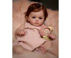 60CM Finished Reborn Toddler Girl Doll Tutti Hand Paint Doll High Quality 3D Skin Multiple Layers Painting Visible Veins Gift
