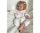 50CM Soft and Full Body Silicone Reborn Toddler Girl Doll Maddie Soft 3D Skin Multiple Layers Painting Visible Veins Gift