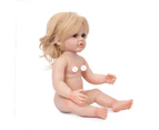 55CM Full Silicone Vinyl Reborn Baby Dolls Ordinary Painting Sweet Face Lifelike Betty Doll Toys Soft Playmate Birthday Gift
