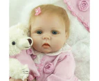 55CM Bebe Reborn Dolls Soft Silicone Newborn Baby Reborn Doll 22inch Lifelike Real Bebe Doll for Children Birthday Xmas Gift