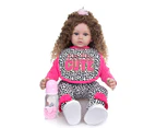60CM Reborn Baby DollsCloth Body  Fashion Dressed Newborn Baby Boneca Toys Doll DIY Playmate Kids Birthday Christmas Gift