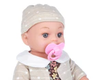 New 12inch Reborn Doll Bald Head White Baby Fashion Dress-up Doll  Reborn Baby Doll Simulation Baby Soothing Doll