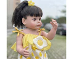 New 55CM Soft Full Silicone Reborn Baby Doll Toys Real Touch Betty Finished Bebe Doll Toys Kids Birthday Gift
