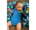 60CM Reborn Tobiah Soft Body Cuddly Toddler Boy Lifelike Genesis Painted Doll with Visible Veins Collectible Art Doll Gift