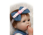 Latest New 43cm Silicone Reborn Boneca Realista Fashion Baby Dolls for Princess Children Birthday Gift Bebes Reborn Dolls